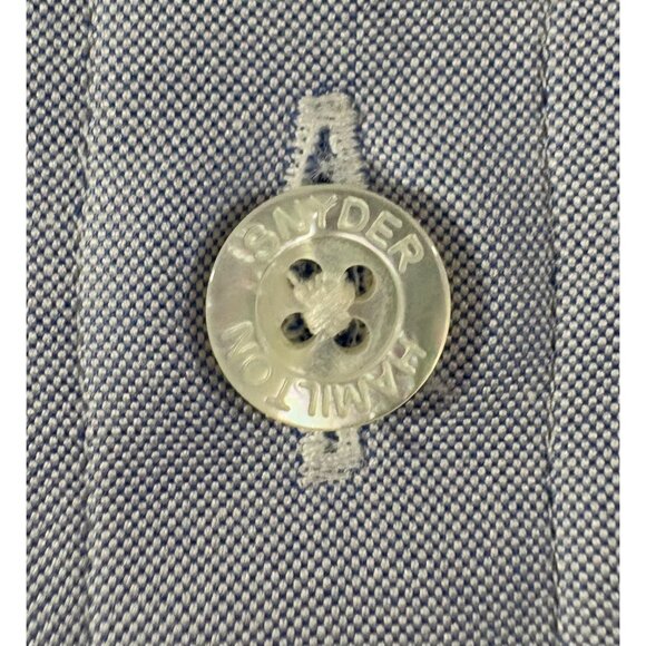 Hamilton Shirt Co. x Todd Snyder plaid Dress Shirt sz XL color Blue NWOT $215 - Picture 3 of 6